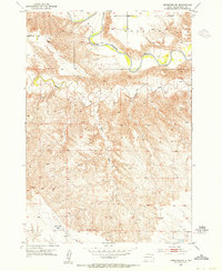 preview thumbnail of historical topo map of Meade County, SD in 1953