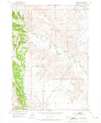 Download a high-resolution, GPS-compatible USGS topo map for Hermosa NW, SD (1967 edition)