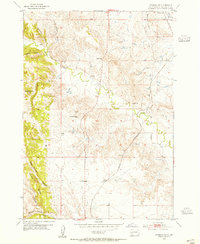 Download a high-resolution, GPS-compatible USGS topo map for Hermosa NW, SD (1955 edition)