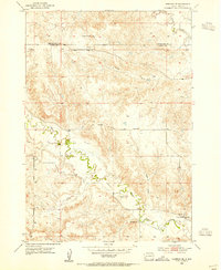 Download a high-resolution, GPS-compatible USGS topo map for Hermosa SE, SD (1955 edition)