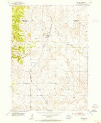 preview thumbnail of historical topo map of Hermosa, SD in 1953