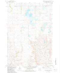 Download a high-resolution, GPS-compatible USGS topo map for High Elk Hill NW, SD (1982 edition)