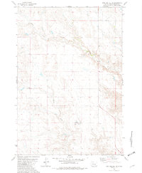 Download a high-resolution, GPS-compatible USGS topo map for High Elk Hill SE, SD (1982 edition)