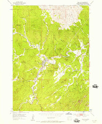 Download a high-resolution, GPS-compatible USGS topo map for Hill City, SD (1957 edition)