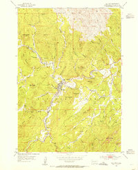 Download a high-resolution, GPS-compatible USGS topo map for Hill City, SD (1955 edition)