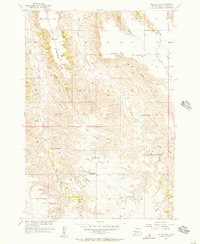 preview thumbnail of historical topo map of Haakon County, SD in 1955