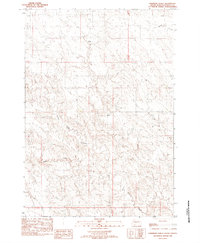 Download a high-resolution, GPS-compatible USGS topo map for Hohrman Ranch, SD (1983 edition)