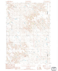 Download a high-resolution, GPS-compatible USGS topo map for Horse Tooth, SD (1984 edition)