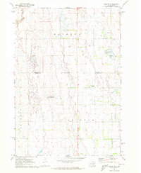 preview thumbnail of historical topo map of Miner County, SD in 1971