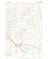 Download a high-resolution, GPS-compatible USGS topo map for Humboldt, SD (1966 edition)