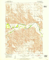 Download a high-resolution, GPS-compatible USGS topo map for Ideal NW, SD (1953 edition)