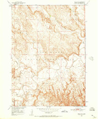 preview thumbnail of historical topo map of Oglala Lakota County, SD in 1950
