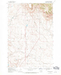 Download a high-resolution, GPS-compatible USGS topo map for Irish Butte, SD (1971 edition)