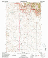 Download a high-resolution, GPS-compatible USGS topo map for Irish Butte, SD (1996 edition)