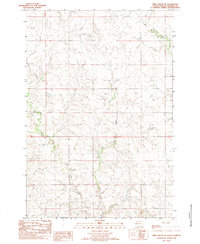 Download a high-resolution, GPS-compatible USGS topo map for Irish Creek SE, SD (1983 edition)