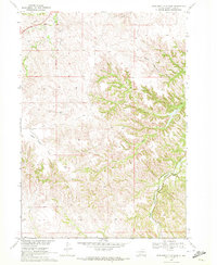 Download a high-resolution, GPS-compatible USGS topo map for Iron Shell Flat East, SD (1971 edition)