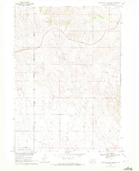 Download a high-resolution, GPS-compatible USGS topo map for Iron Shell Flat West, SD (1972 edition)