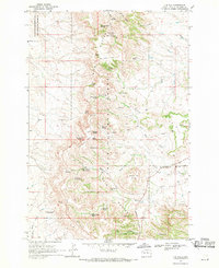 Download a high-resolution, GPS-compatible USGS topo map for J B Hill, SD (1971 edition)