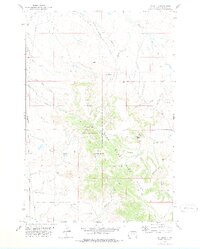 1978 Map of J K Butte