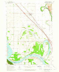 Download a high-resolution, GPS-compatible USGS topo map for Jefferson, SD (1964 edition)