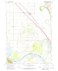 Download a high-resolution, GPS-compatible USGS topo map for Jefferson, SD (1971 edition)