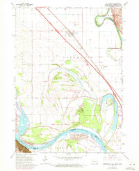 Download a high-resolution, GPS-compatible USGS topo map for Jefferson, SD (1972 edition)