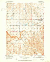 preview thumbnail of historical topo map of Kadoka, SD in 1951