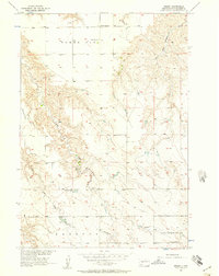 preview thumbnail of historical topo map of Haakon County, SD in 1956