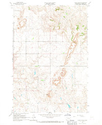 Download a high-resolution, GPS-compatible USGS topo map for Kline Buttes, SD (1967 edition)