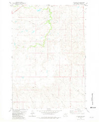 preview thumbnail of historical topo map of Dewey County, SD in 1981