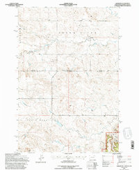 Download a high-resolution, GPS-compatible USGS topo map for Ladner NE, SD (1996 edition)