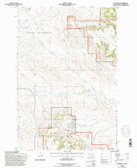 Download a high-resolution, GPS-compatible USGS topo map for Ladner SE, SD (1996 edition)
