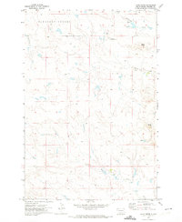 Download a high-resolution, GPS-compatible USGS topo map for Lahti Butte, SD (1974 edition)