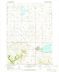 preview thumbnail of historical topo map of Lake Andes, SD in 1964