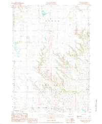 preview thumbnail of historical topo map of Pennington County, SD in 1983