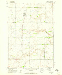1958 Map of Langford, SD, 1960 Print