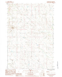 preview thumbnail of historical topo map of Meade County, SD in 1983