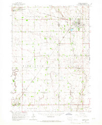 Download a high-resolution, GPS-compatible USGS topo map for Lennox, SD (1966 edition)