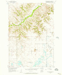 Download a high-resolution, GPS-compatible USGS topo map for Little Eagle SW, SD (1957 edition)