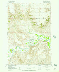 Download a high-resolution, GPS-compatible USGS topo map for Little Eagle, SD (1957 edition)