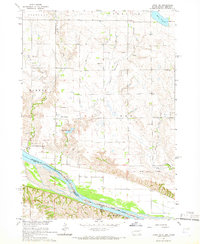 Download a high-resolution, GPS-compatible USGS topo map for Lynch NE, SD (1966 edition)