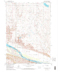 preview thumbnail of historical topo map of Charles Mix County, SD in 1964