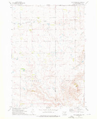 preview thumbnail of historical topo map of Hyde County, SD in 1973