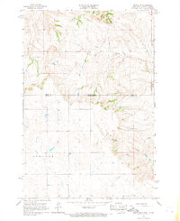 Download a high-resolution, GPS-compatible USGS topo map for Mahto NW, SD (1967 edition)