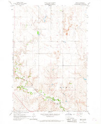 preview thumbnail of historical topo map of Corson County, SD in 1966
