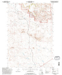 Download a high-resolution, GPS-compatible USGS topo map for McKenzie Butte, SD (1996 edition)