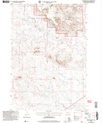 Download a high-resolution, GPS-compatible USGS topo map for McKenzie Butte, SD (2007 edition)