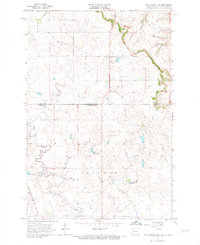 preview thumbnail of historical topo map of Corson County, SD in 1966