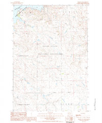 Download a high-resolution, GPS-compatible USGS topo map for Meadow NW, SD (1984 edition)