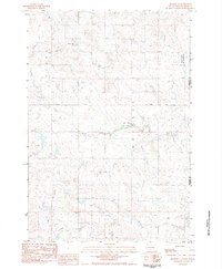 Download a high-resolution, GPS-compatible USGS topo map for Meadow SE, SD (1984 edition)